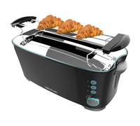 Cecotec Tostador Toast&Taste Extra Double B, 1350W de Potencia, Doble Ranura larga para 2 Tostadas, Apagado y Pop-up Automático, Varillas Superiores