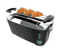Cecotec Tostador Toast&Taste Extra Double B, 1350W de Potencia, Doble Ranura larga para 2 Tostadas, Apagado y Pop-up Automático, Varillas Superiores