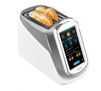 Cecotec Tostador Vertical Toastpad Double Pro Screen. 1400W, Pantalla Táctil TFT de 7", Control Inteligente, Tostado Rápido, Diseño Seguro, 7 Niveles de Tostado, Cubierta Antipolvo