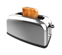 Cecotec tostadora vertical 1 ranura larga toastin' time 850 inox long