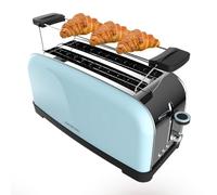 Cecotec tostadora vertical 2 ranuras largas toastin' time 1500 blue. 1