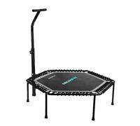 Cecotec Trampolín de Fitness Adultos Ø 92-127cm Desmontable y Plegable Drumfit Jump. Cama Elástica de 92 y 127cm, Base de 6-7 Patas, Peso Máximo 100Kg