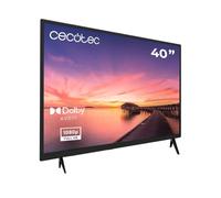 Cecotec TV, Televisor LED de 40 Pulgadas con Resolución Full HD 0 Series 0040. Sistema Dolby, Sintonizador DVB_T/T2/C/S/S2, Altavoces 16W, Conexiones HDMI x 3 y USB x 2, Memoria Flash