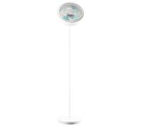 Cecotec Ventilador de Pie con Aro de Luz LED y Mando a Distancia EnergySilence FanLamp. 36W, Motor DC, Salida de Aire Reversible, 3 Tonos de Luz, Control Táctil, Temporizador 8h, 3 Alturas