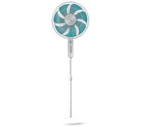 Cecotec Ventilador de Pie EnergySilence 610 Max Flow. 70W, Diámetro de 16", 7 Aspas, Temporizador 2h, 4 Velocidades, Oscilación de 90º y Altura Ajustable hasta 130cm