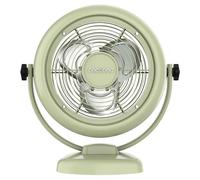 Cecotec Ventilador de Sobremesa 800 RetroDesk Green. 20W de potencia, 8 Pulgadas, Inclinación ajustable, 3 aspas aerodinámicas, 2 Velocidades, Robusta y Base Estable