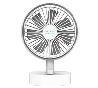 Cecotec Ventilador de Sobremesa de Batería EnergySilence 2000 Portable Desk Cool. Diámetro 6 Pulgadas, Batería 2000mAh, Ruedecilla, Oscilación automática e Inclinación Ajustable, Incluye Cable Tipo C