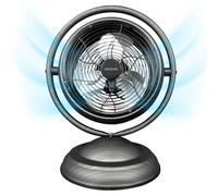 Cecotec Ventilador de Sobremesa EnergySilence 1000 RetroDeskWood, 20W de potencia, 10 Pulgadas, 3 Aspas aerodinámicas, 3 Velocidades, Inclinación ajustable, Diseño Minimalista