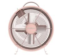 Cecotec Ventilador de Sobremesa Rosa 400 RetroDesk Pink | 25W de Potencia, 8 Pulgadas, 4 Aspas aerodinámicas, Diseño minimalista, 2 Velocidades, Robusta y Base Estable