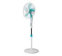Cecotec Ventilador de Suelo EnergySilence 530 Power Connected White. 5 Aspas de 12" (30cm) de Di‡metro, 3 Velocidades, Motor de Cobre, Rejilla Rotatoria, Mando a Distancia, Temporizador de 2h, 50W