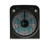 Cecotec Ventilador de Suelo EnergySilence 6000 PowerBox Black, 50 W, 5 aspas, 3 velocidades, Motor de Cobre, Regilla Rotatoria, Temporizador de 2h