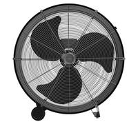 Cecotec Ventilador de Suelo Industrial Proindustry 2400. 180W, Diámetro 60Cm, 3 Velocidades, Aspas de Aluminio, Flujo de Aire 9832,8M³/H, Diseño Transportable, Rejilla de Protección, Fácil Manejo