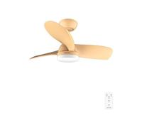 Cecotec Ventilador de Techo 35W EnergySilence Aero 3050 Orange | Motor DC, 36 Pulgadas, LED 22W 3 Tonalidades, Mando a Distancia, Temporizador 8h, 6 Velocidades, 3 Aspas, Verano/Invierno