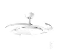 Cecotec Ventilador de techo EnergySilence Aero 4500 Puzzle Invisible White 30W Motor DC 42" Luz LED