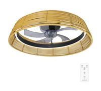 Ventilador de Techo Energysilence Lampaero 600 Diseño Natural 20W - CECOTEC