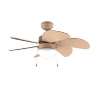 Cecotec Ventilador de Techo con Luz EnergySilence Aero 3600 Vision Full Orange. 50 W, Diámetro 36”, 3 Velocidades, 6 Aspas Reversibles, Modo winter-summer, Uso Sencillo, Interruptor en Cadena