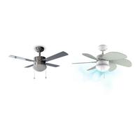 Cecotec Ventilador de Techo con Luz EnergySilence Aero 450. 50 W, Bajo consumo, 106 cm de Diámetro & Ventilador de techo EnergySilence 3600 Vision Mint. 50 W, Diámetro 92 cm, Lámpara, 3 Velocid