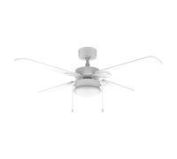 Cecotec Ventilador de Techo con Luz EnergySilence Aero 450 FullWhite de 50 W y 42” con luz, 3 Velocidades, 4 Aspas Reversibles y Modo winter-summer