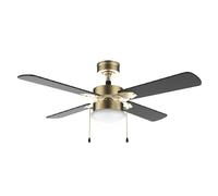 Cecotec ventilador de techo con luz energysilence aero 450 goldblack.