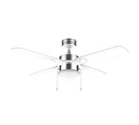 Cecotec ventilador de techo con luz energysilence aero 450 ironwhite d