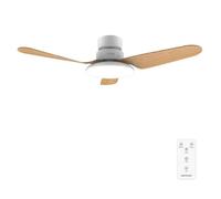 Cecotec ventilador de techo con luz energysilence aero 5200 light ligh