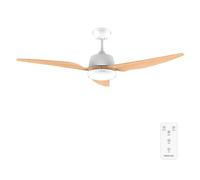 Cecotec ventilador de techo con luz energysilence aero 5250 lightwood.