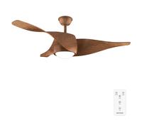 Cecotec ventilador de techo con luz energysilence aero 5290 blackwood