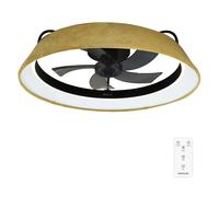 Cecotec Ventilador de Techo con Luz EnergySilence LampAero 600 Green Design. Motor DC 20w, Luz LED, 5 aspas 17 pulgadas, Mando, 6 Velocidades, 3 tonalidades de luz, Temporizador, modo winter/summer