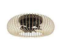 Cecotec Ventilador de Techo con Luz EnergySilence LampAero 600 Natural LightWood. 20W, Motor DC, Luz LED, 5 Aspas de 11", Mando, 3 Velocidades, Temporizador y Modo winter/summer