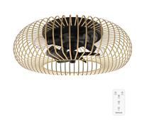 Cecotec ventilador de techo con luz energysilence lampaero 600 natural