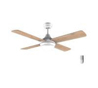 Cecotec Ventilador de Techo con Luz EnergySilence Aero 4250 DC Fresh. 40 W, Motor DC, Diámetro 42”con 4 Aspas Reversibles, Luz LED, Mando a distancia, Temporizador, 6 Velocidades