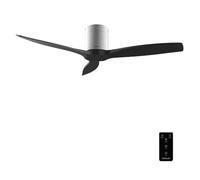 Cecotec Ventilador de Techo con Mando a Distancia de 52" EnergySilence Aero 5400 Classic Iron&Black. Motor DC 40W, 3 Aspas, 6 Velocidades, Temporizador hasta 8h, Modo Winter/Summer