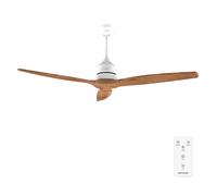 Cecotec ventilador de techo energysilence aero 5270 white&blackwood, m