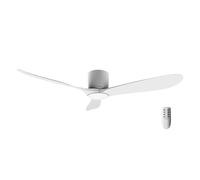 Cecotec Ventilador de Techo Energysilence Aero 5400. 40W, Motor DC, Diámetro 132Cm, 3 Aspas, Temporizador, 6 Velocidades, Mando a Distancia, Función Verano/Invierno, Diseño Silencioso
