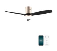 Energysilence Aero 5600 Aqua Ventilador de Techo Conectado 40W Ø132cm (Negro/Oro) - CECOTEC