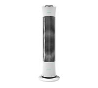 Cecotec Ventilador de Torre con Temporizador EnergySilence 6090 Skyline. 45 W, 30'' (76 cm) de Altura, Control Mecánico, Oscilante, Motor de Cobre, 3 Velocidades, Blanco
