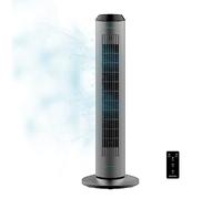 Cecotec Ventilador de Torre Digital con Mando a Distancia y Temporizador EnergySilence 8190 Skyline Ionic. 60 W, 33'' (84cm) de Altura, Oscilante, Ionizador, Motor de Cobre, 3 Velocidades, Gris