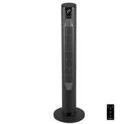 Cecotec Ventilador de torre EnergySilence 8150 Skyline de 42”, 55 W, Mando a distancia, Pantalla LED, 3 velocidades, 3 modos, Oscilación 80º y Temporizador 12h
