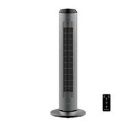Cecotec Ventilador de Torre EnergySilence 8190 Skyline Ionic. 33'' (84cm) de Altura, Oscilante, Motor de Cobre, 3 Velocidades, Temporizador 8 Horas, Mando a Distancia, 60W