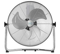 Cecotec Ventilador Industrial EnergySilence 4300 Pro, 110 W, 3 Aspas Metálicas de 18" (45 cm), 3 Velocidades, Motor de Cobre, Ajustable, Acabado Cromado