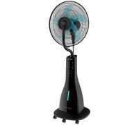 Cecotec Ventilador Nebulizador de Agua con Mando a distancia EnergySilence 690 Freshessence. 90 W, Oscilante, Silencioso, 3 Velocidades, Temporizador 7,5h, Pantalla LCD, Motor de Cobre, 3 L