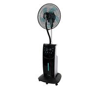 Cecotec Ventilador Nebulizador de Agua con Mando a Distancia y Temporizador EnergySilence 790 FreshEssence Ionic. 90 W, 5 Aspas, Ionizador, Difusor de aromas y Anti-mosquitos, 3.1 L