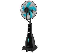 Cecotec Ventilador Nebulizador de Agua con Temporizador EnergySilence 590 Freshessence. 90 W, 5 Aspas 40 cm de Diámetro, Oscilante, 3 Velocidades, Depósito 3 Litros, Motor de Cobre