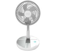 Cecotec Ventilador Portátil Plegable EnergySilence 800 FoldAir Portable. Batería 7200mAh, Diseño Extensible y Ajustable, 5 Aspas Aerodinámicas, 8 Pulgadas, 3 Velocidades, Fácil Control