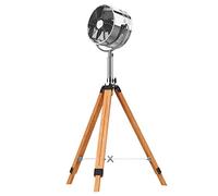 Cecotec Ventilador Trípode EnergySilence 1200 Woody. 80 W, 3 Aspas de 12 Pulgadas, 30 cm diámetro, Motor de Cobre, 3 Velocidades, Trípode de Madera, Altura Regulable 90 cm, Inclinación hasta 80º