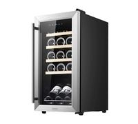 Cecotec vinoteca bolero grandsommelier 1550 inox compressor, 15 botell