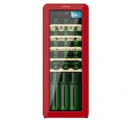 Cecotec Vinoteca GrandSommelier Origin 24 Rojo, 24 botellas, LED, NoFrost, display, 92,8cm