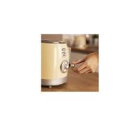 Cecotec Toast&Taste 800 Vintage Light Yellow Tostadora Doble Ranura Extra Ancha 850W