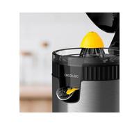 Cecotec - Xqueeze RetroJuice 600 Steel Licuadora centrífuga 600 W Negro, Metálico