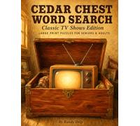 Cedar Chest Word Search: Classic TV Shows Edition: 100 Large Print Puzzles for Seniors & Adults